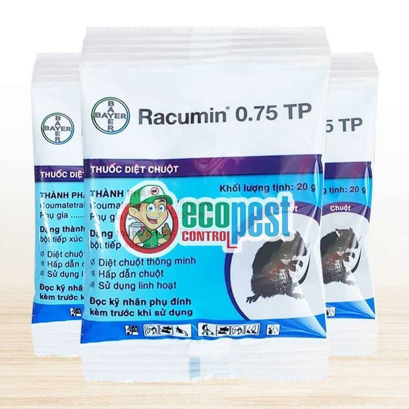 Các sản phẩm diệt chuột như Racumin TP 0.75, ... đều được đảm bảo an toàn cho môi trường và con người.