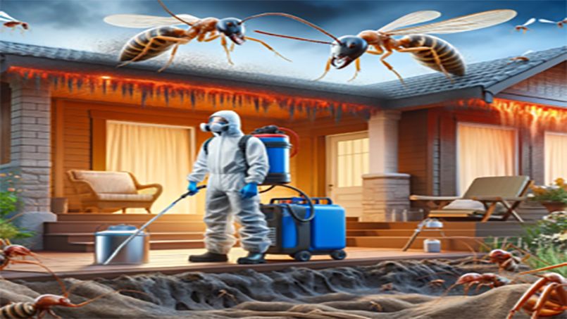 Xử lý mối bằng biện pháp phun thuốc khử côn trùng an toàn, hiệu quả cao